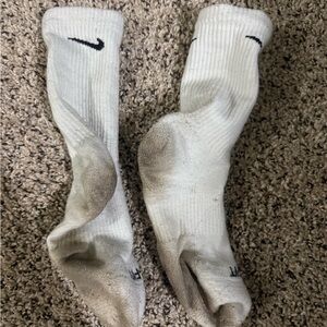 pair of White Athletic Crew